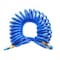 Steelman 25-Foot Coiled 3/8" ID Air Hose with Reusable 1/4" NPT Brass and Quick Connect Fittings 50041-WMQ-IND - alternate 1